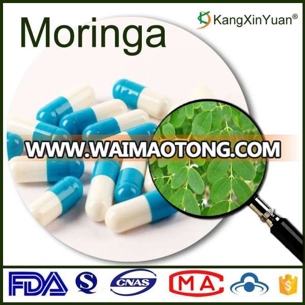 OEM Herbal Supplement Purgative Moringa Extract Powder Capsule